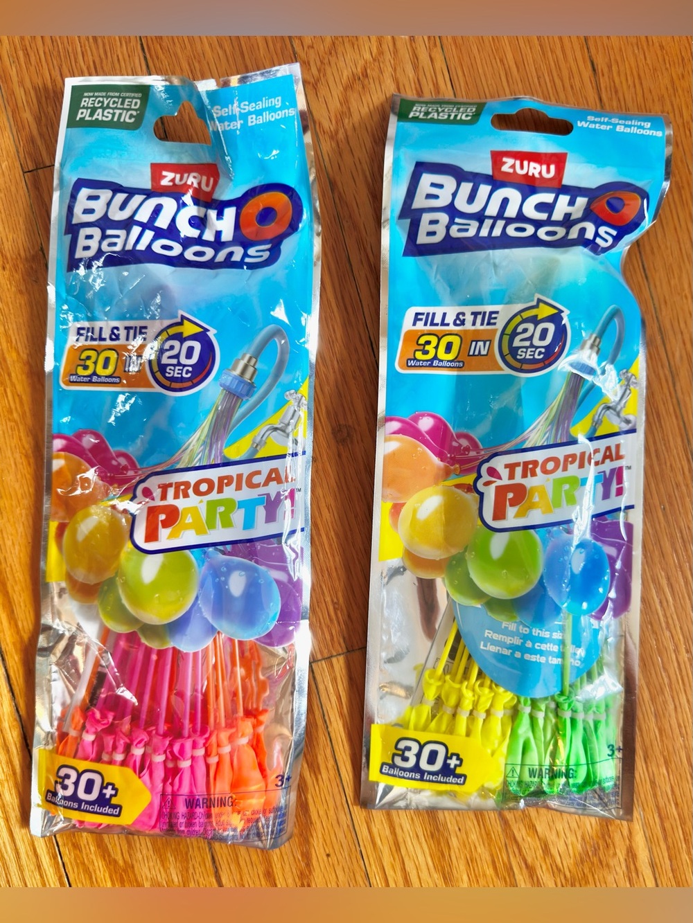2 NEW Packs of ZURU Bunch O Balloons (60+ Total Balloons)